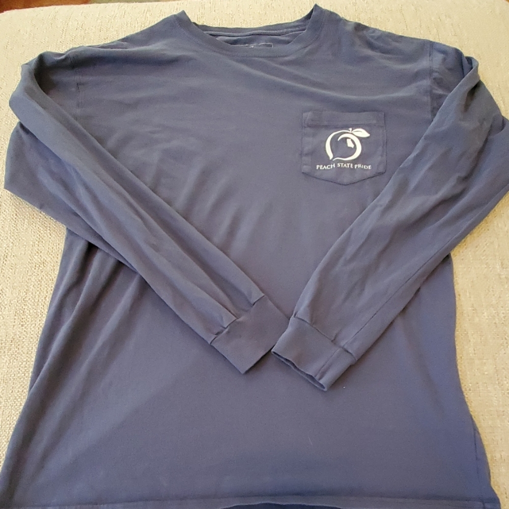 Men's Long Sleeve TShirt Peach State Pride